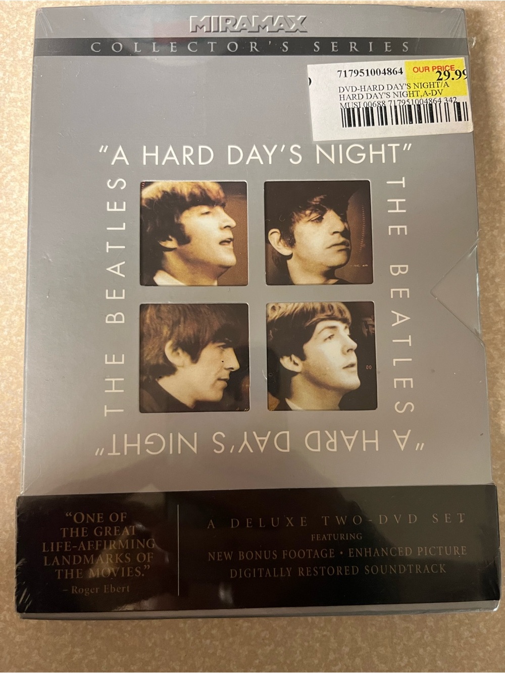 The Beatles “A Hard Day’s Night” DVD Collectors Edition NEW SEALED
